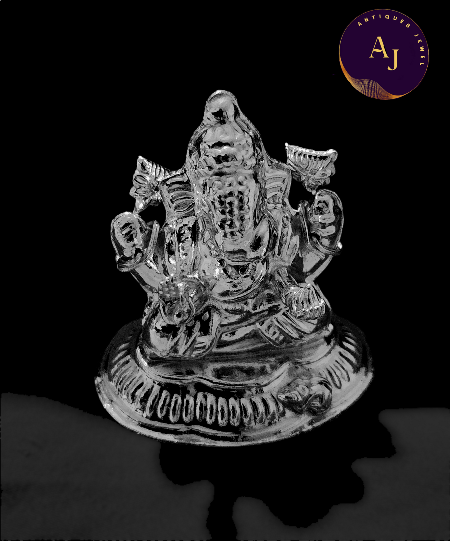 Silver Ganesha Idol