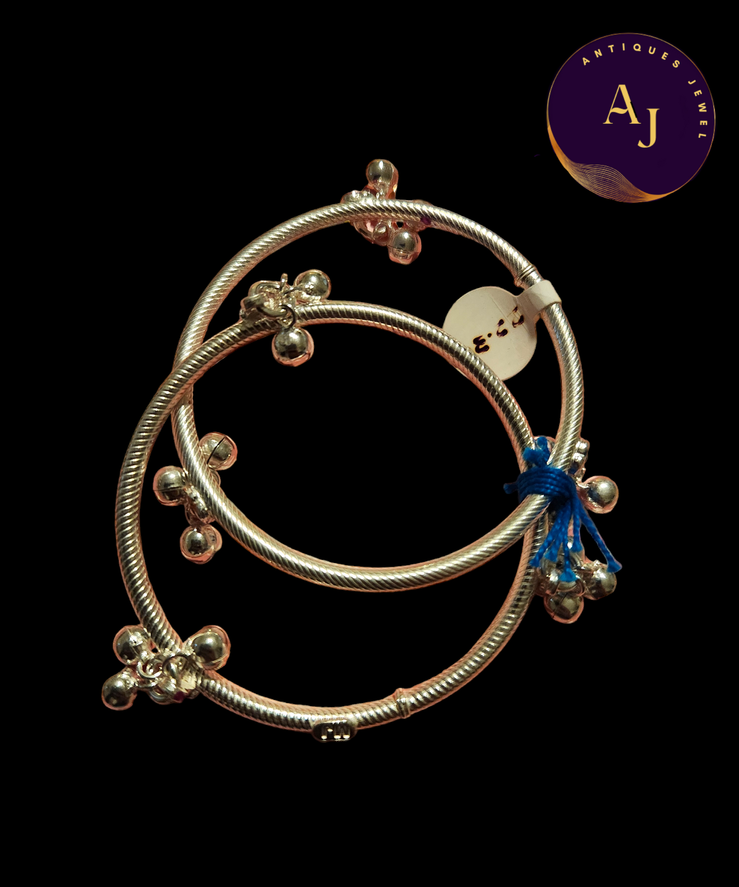 Silver baby kada bangle