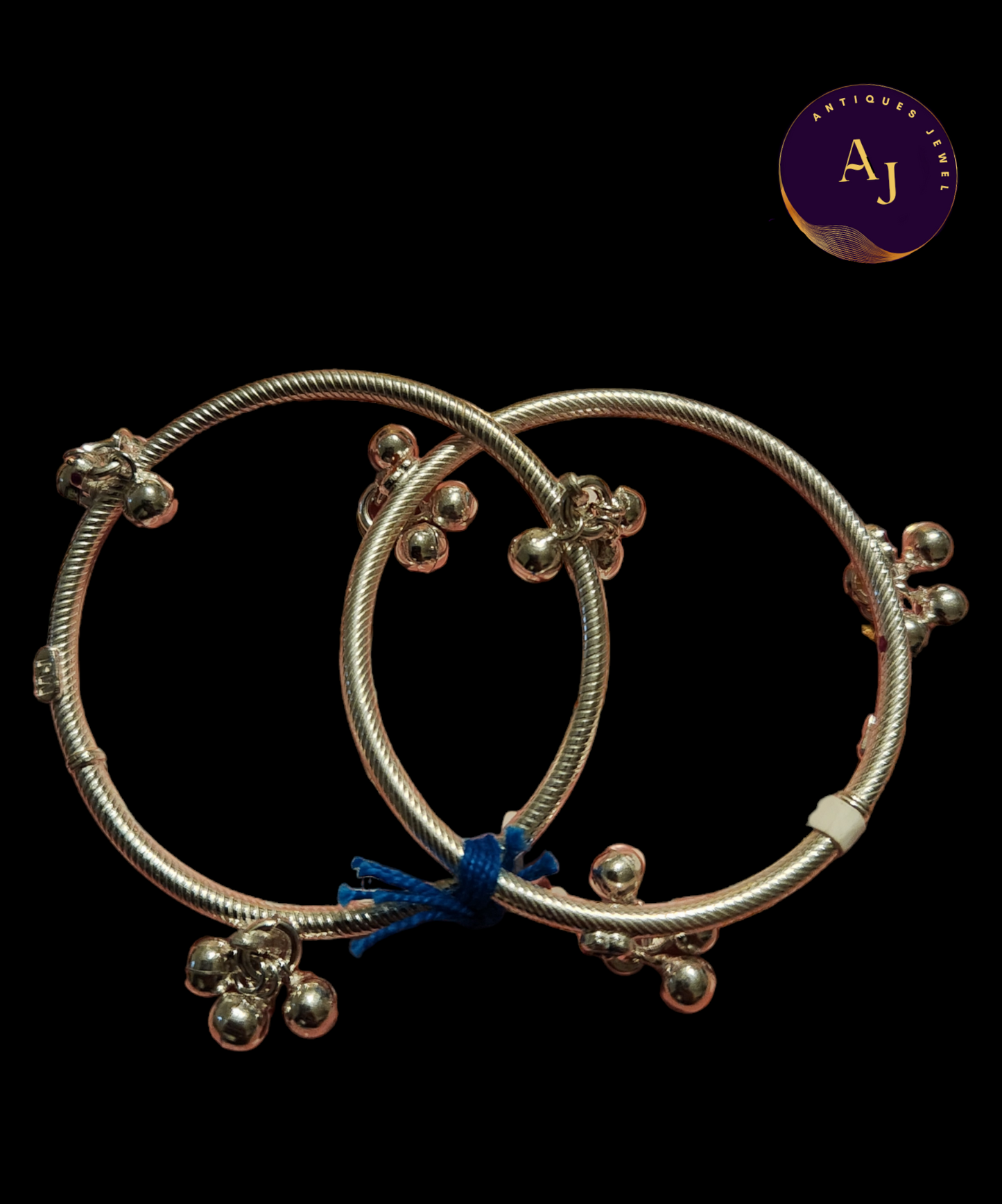Silver baby kada bangle