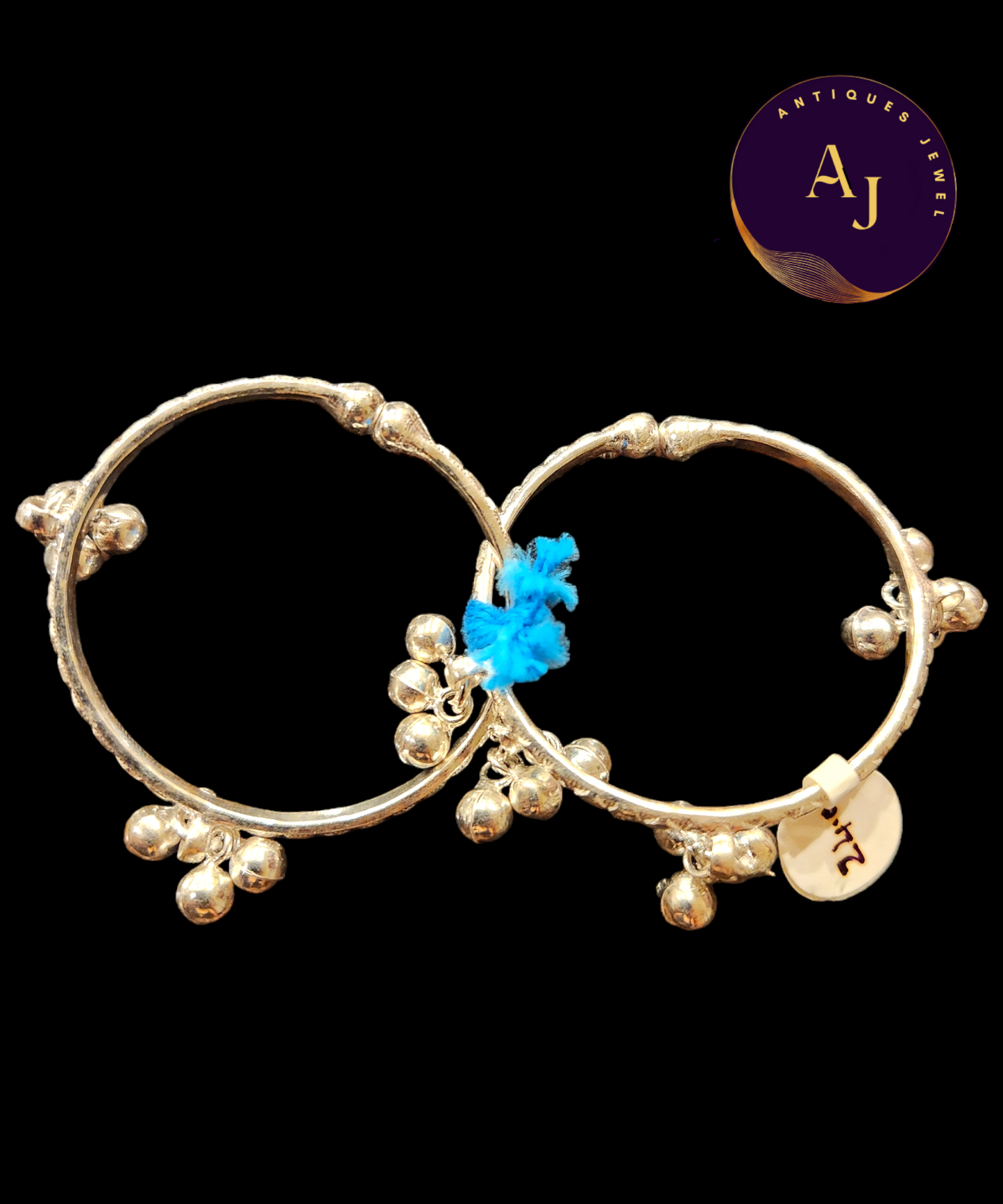 Silver baby kada bangle