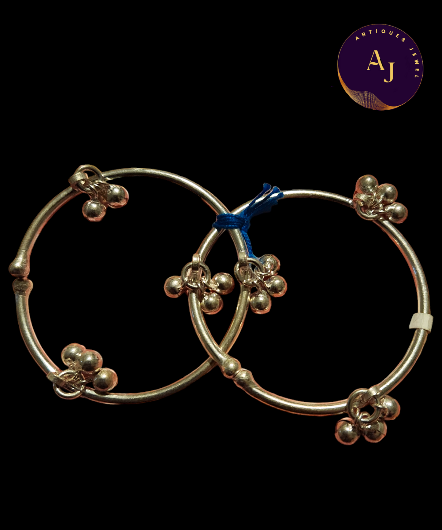 Silver baby kada bangle